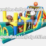 Inflatable sport game, sport game theme inflatable obstacle course for sale ID-OB013