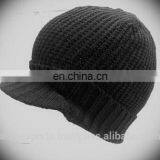 Cheap Wholesale Leather Patch Beanies, Custom Patch Winter Beanies Hat thumbnail-1