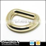 Custom Difference Surface Treatments Blet D Shape Buckle D Ring Bag Strap Buckle For Handbags Duffel Bag Purse Metal Accessories thumbnail-1