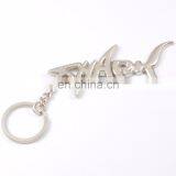 Unique Custom Design Low Price Metal Silver Alphabet KEY CHAIN KEY RING thumbnail-3