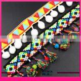 Wholesale 1cm Lace Trim Width Aztec Design Ribbon for Shoe Bag thumbnail-5