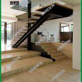 Shenzhen Yi Mei Deng Stairs Supply Indoor Straight Beams Steel Wooden Stairs Simple and Beautiful thumbnail-2