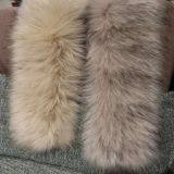 Fur Artificial Fur Fox Raccoon Dog Collar Dyeing Raccoon Dog Collar Cap Strip thumbnail-4