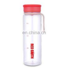 2021 Factory Price Customized Water Bottle With Holder Tritan Material Eco Friendly 400ml Plastic Drink Bottle Red Earth Brand