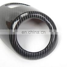 Carbon Fiber Decorative Sticker Interior Accessory Trim Air Outlet Dashboard Cover For Renault Zoe 2021 thumbnail-4
