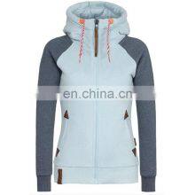 Factory Custom New Fashion Women's Spring and Autumn Long-sleeved Casual Sports Hooded Zipper Start Sweater Jacket Women thumbnail-2