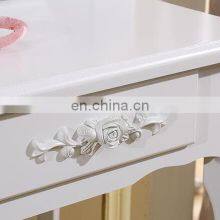 Bedroom Wooden Dresser Makeup Set With 7 Drawers 3 Mirrors thumbnail-4