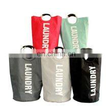 Portable Waterproof Clothes Laundry Basket Storage Bag Foldable Clothing Storage Bag