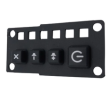Custom Waterproof Film Conductive Silicone Rubber Keyboard thumbnail-2