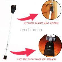 2-in-1 Adjustable Security Door Lock Bar Door Security Bar Heavy Duty Adjustable Steel Door Security Bar thumbnail-4