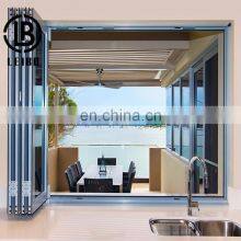 Aluminium Tempered Glass Bifolding Windows Horizontal Folding Local Window Aluminium Bifold Window Balcony Window thumbnail-3