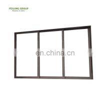 Thermal break double glazed glass aluminium sliding door
