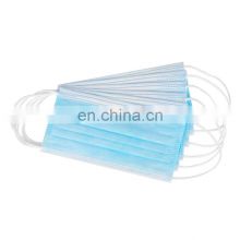 Non woven Mask Nose Mouth Covers Protection Public Place Use 3-Layered Face Masks With Ce Certificate