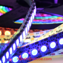 Multicolor CE FCC RoHs certified IP20 144leds/m RGB Led strip LC8813 DC5v individual pixel strip light