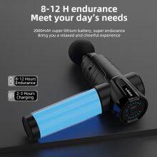Fitness Equipment Exercise Gear Home Gym Electronic Massage Gun 7.4V Fascia Gun 7 Gears With 4 Heads thumbnail-2