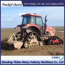 Retrofitting Agricultural Tractors With Anti Sinking Semi Chain Tracks to Prevent Slipping on Muddy Ground thumbnail-4