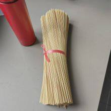 Incense Stick Raw Material 1.3 mm 20 cm Length Bamboo Religious OEM Indian Incense Customized Logo Color Brown Round Shape thumbnail-3
