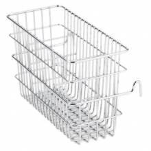 High Quality Wholesales Stainless Steel Woven Mesh Basket With Handle For Goods Storage thumbnail-2