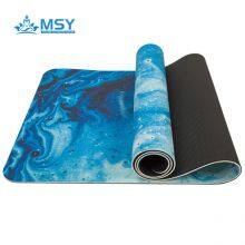 Eco Friendly Custom Printed Natural Rubber PU Yoga Mat thumbnail-4