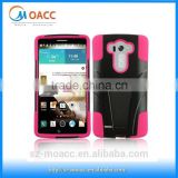 2 in 1 mobile case hybrid pc silicone case for lg g3