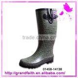 2014 New Style Pvc Lady Rain Boots thumbnail-1