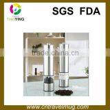 Electronic Stainless Steel Pepper Mill or Salt Shaker thumbnail-1