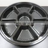 Wholesale High Quality PS Plastic Disposable Food Tray and Lid With SGS Testing