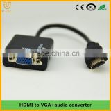 Custom made hdmi to vga wall plate converter for camera