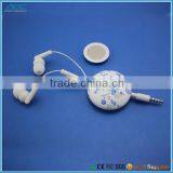 Retractable Custom Color Earphone and Super Sound Retractable Earphones thumbnail-2