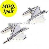 Men's Stainless Steel Fighting Plane Cuff Link Wholesale & Retail thumbnail-1