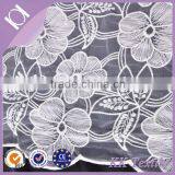 High Quality Organza Bottom Clover Pattern African Net Lace Fabric thumbnail-1