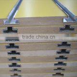 7.5 grooved wood grain used slatwall panel China manufacturer price