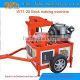 WT1-20 Manual Interlock Mud Brick Machine Ompressed Earth Interlocking Block Machines thumbnail-1