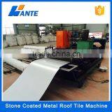 High Quality Aluminum Zinc Plate Colorful Stone Coated Metal Roof Tile Machine, Long Span Color Coated Corrugated Roofing Sheet thumbnail-1