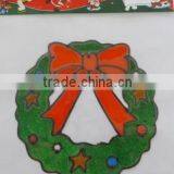 New Design Wreath Christmas Window Sticker/ Decor For Holiday thumbnail-1