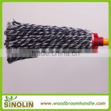 SINOLIN super household cleaning floor cotton mop with wood handle