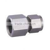 Female Connector,ferrule Tube Fitting, Twin Ferrules Fittings