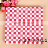 Popular Red and White Small Square Style Restaurant, Wedding, Party Festival Etc Decoration Napkin Tissue