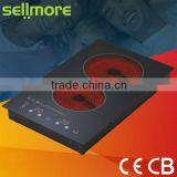 Infrared double burners ceramic stove (CE.CB.RoHs)