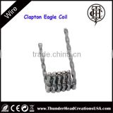 High quality vape prebuilt clapton eagle coil for rda atomizer