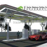 PVDF PTFE Self-cleaning Economical Membrane Structure Fit for Toll Station thumbnail-2
