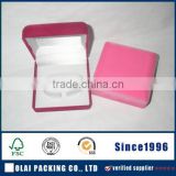 popular pink velvet bangle packaging box