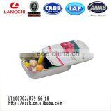 Tin Box With Sliding Lid, Professional Tin Can Manufacturer,custom Printed Tin Box thumbnail-1