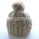 New Winter Warm Acrylic Beanie,fashion Felt Hats for Women thumbnail-1