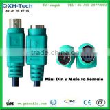Customizable mini din cable male to female mini jack to din jack cable