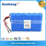 Factory OEM rechargeable pack 18650 li-ion battery 12v 10ah