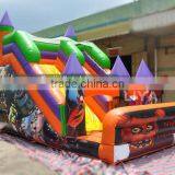 Out Door Mini Inflatable Toy With Slide for Kids