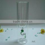 Bird Shape Glass Vase - Cylinder Vase