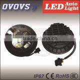 40W 5 3/4'' Hi-Low Beam Black Background J-eep W-rangler LED Headlight Lamp With CE ROHS IP67