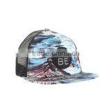 Cap Manufaturer Wholesale Digital Printing 5 Panel Custom Snapback Hat Cheap Flat Brim Trucker Cap thumbnail-3